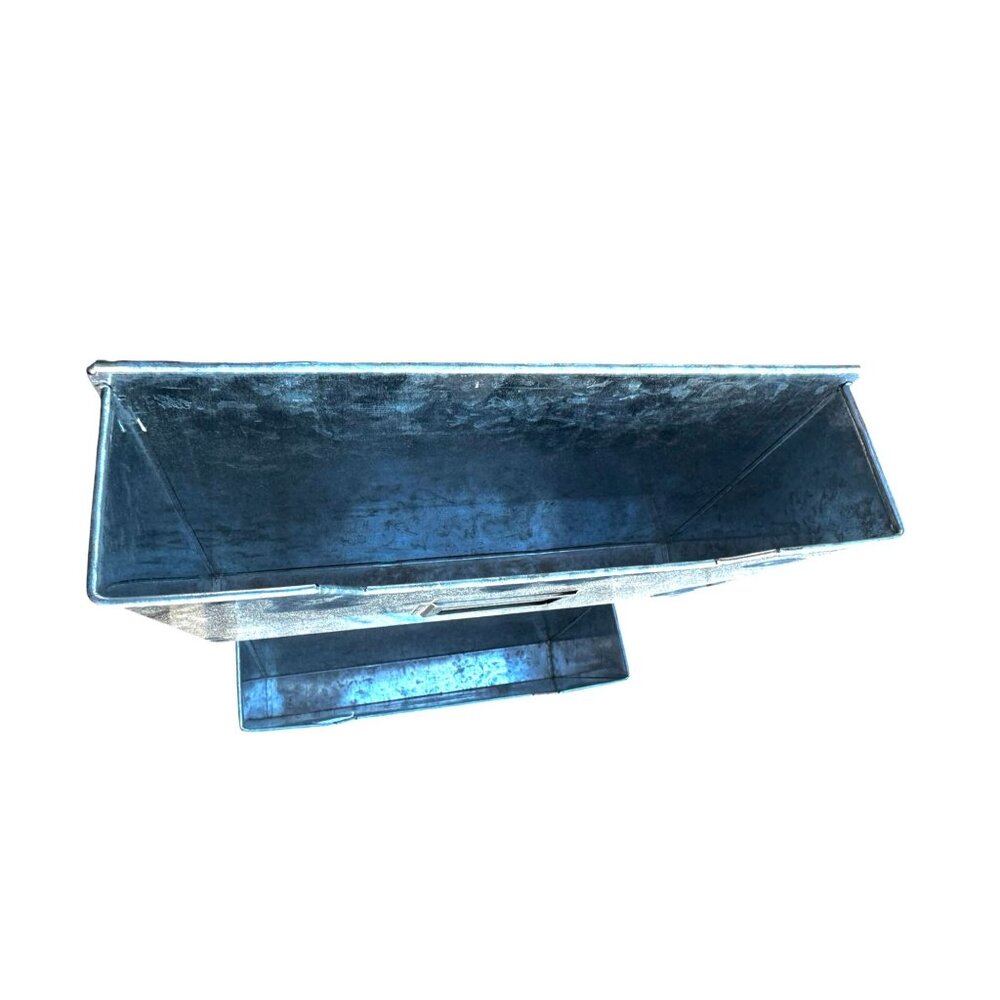 Galvanized Metal Mail & Magazine Wall Organizer With Double Pockets - Picture 7 of 7